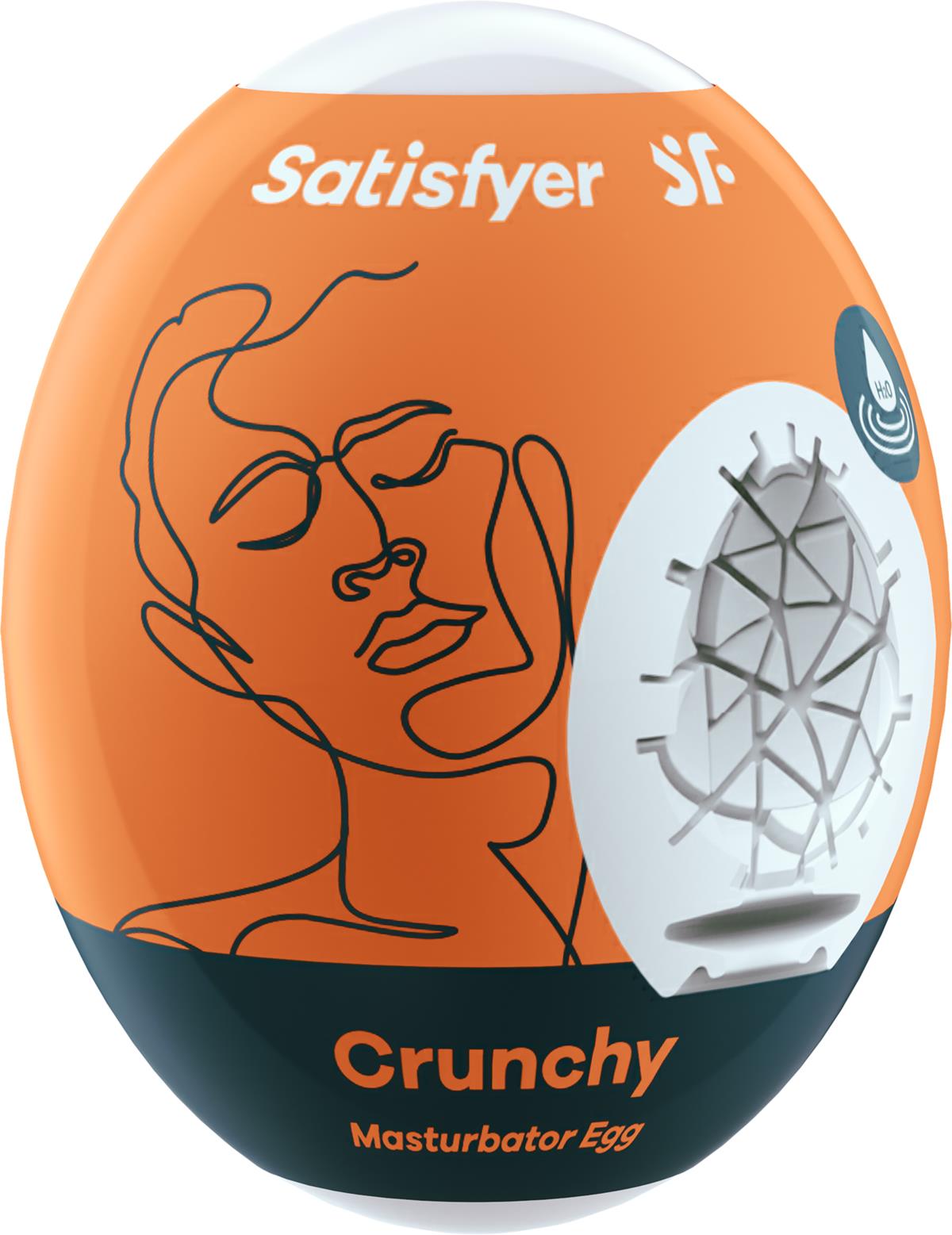 Satisfyer Masturbator Egg Single Crunchy 1 st