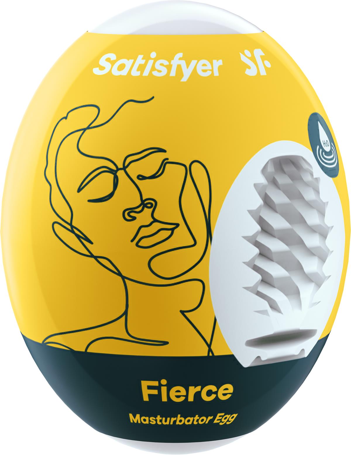 Satisfyer Masturbator Egg Single Fierce 1 st
