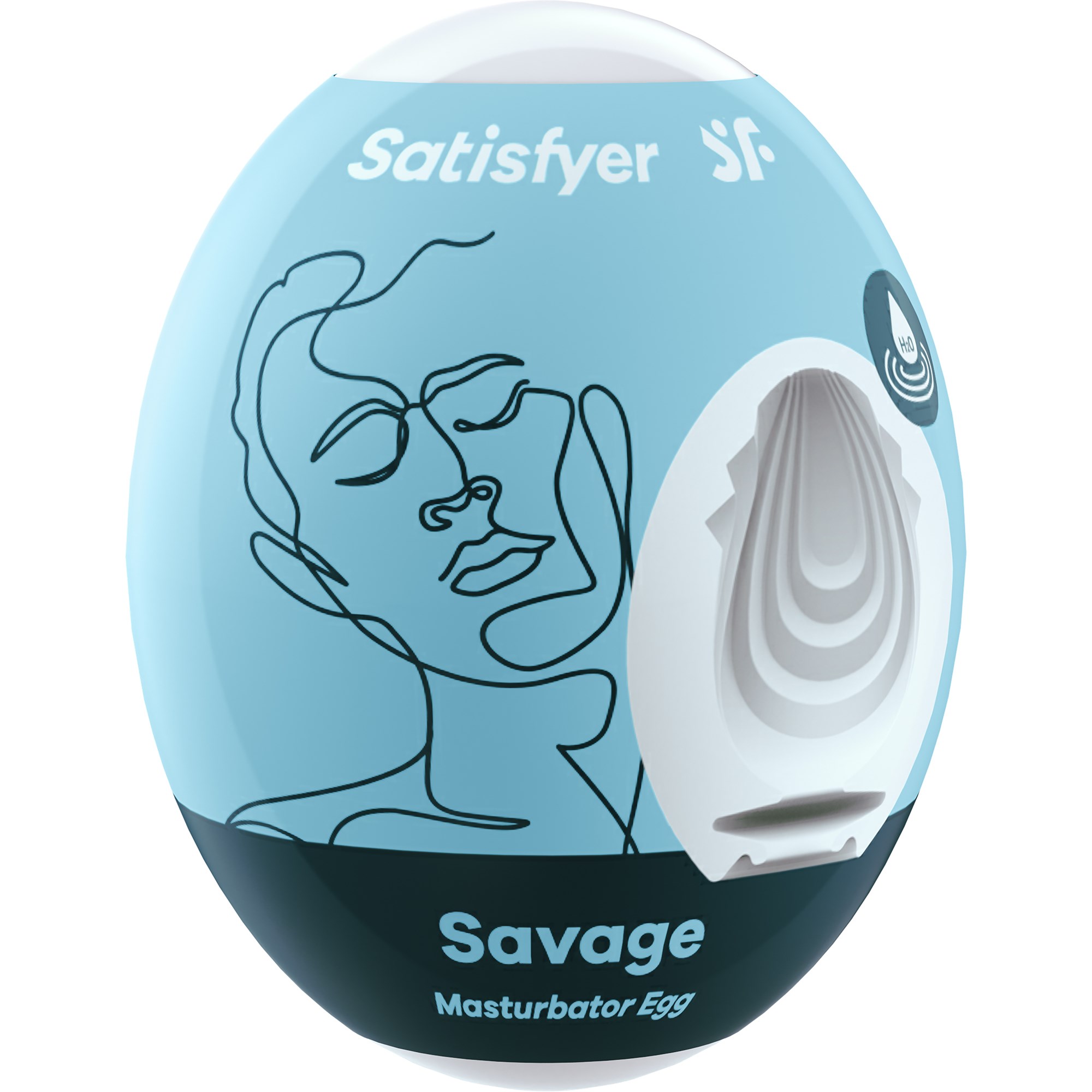 Satisfyer Masturbator Egg Single Savage 1 st