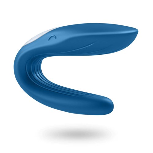 Een blauw draagbaar apparaat dat op een wal lijkt, mogelijk voor persoonlijke of gezondheidsdoeleinden.