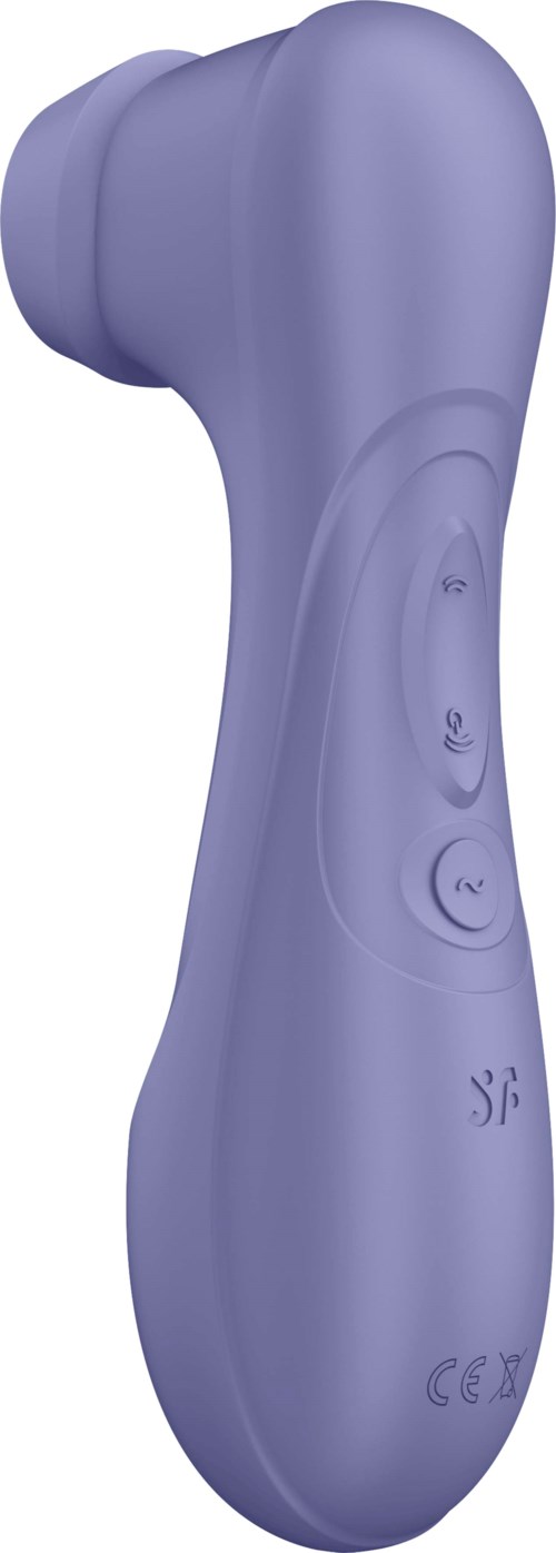 A light purple handheld device with buttons, likely a personal massager or vibrator.