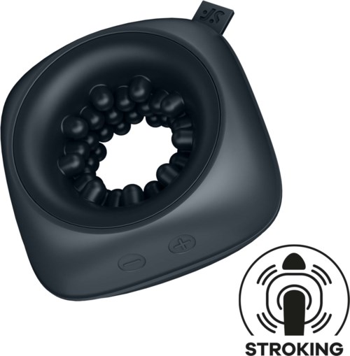 A black foot pedal with multiple small rollers, buttons, and a Wi-Fi symbol indicating foot control or foot pedal device.