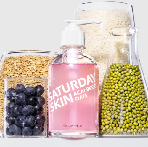 Гель для умывания Saturday Skin Acai Berry + Oats Antioxidant Gel Cleanser с ягодами асаи и овсом, 150 мл — фото 5