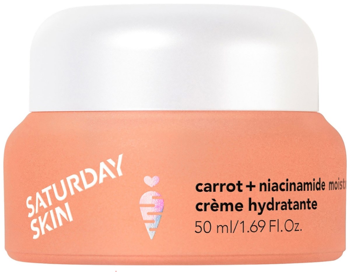 Крем для лица Saturday Skin Carrot + Niacinamide Moisturizing Cream с ниацинамидом, увлажняющий, 50 мл