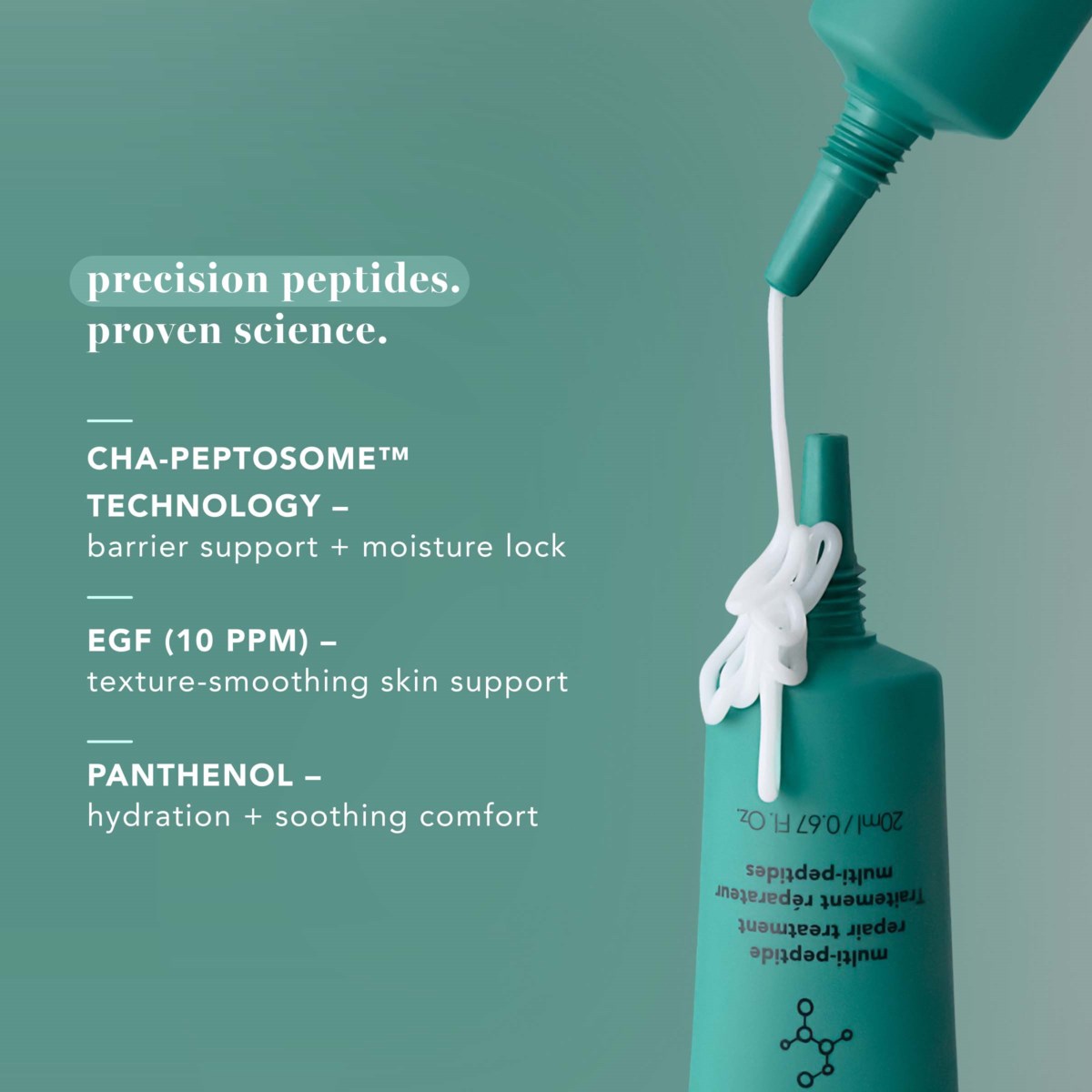 Крем для лица Saturday Skin Multi-Peptide Repair Treatment с пептидами, 20 мл — фото 3