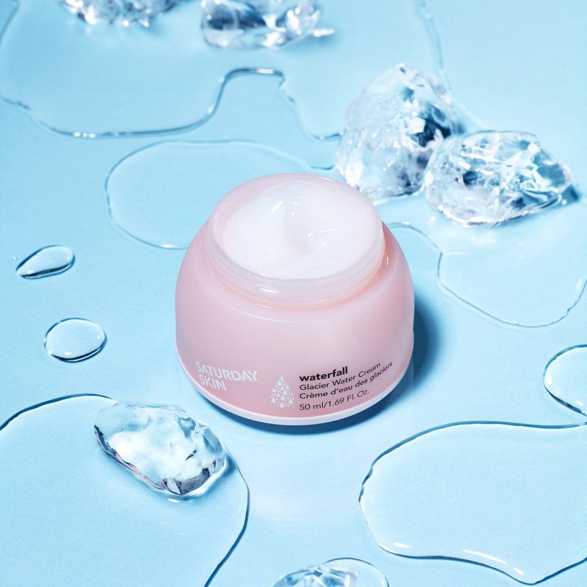 Гель-крем для лица Saturday Skin Waterfall Glacier Water Cream увлажняющий, 50 мл — фото 5