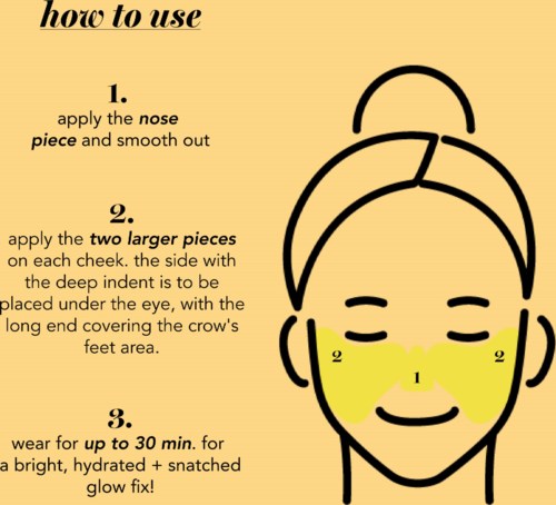 Гидрогелевые патчи для кожи вокруг глаз Saturday Skin Yuzu Vitamin C Butterfly Hydrogel Mask с витамином C, 40 г — фото 6