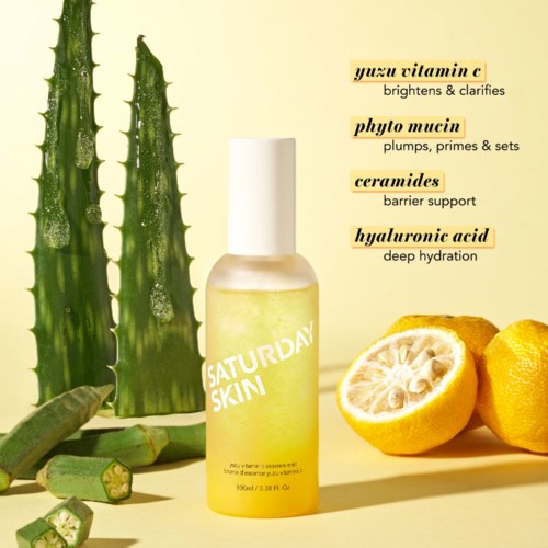 Мист-эссенция для лица Saturday Skin Yuzu Vitamin C Mist, с витамином C, 2 в 1, 100 мл — фото 5
