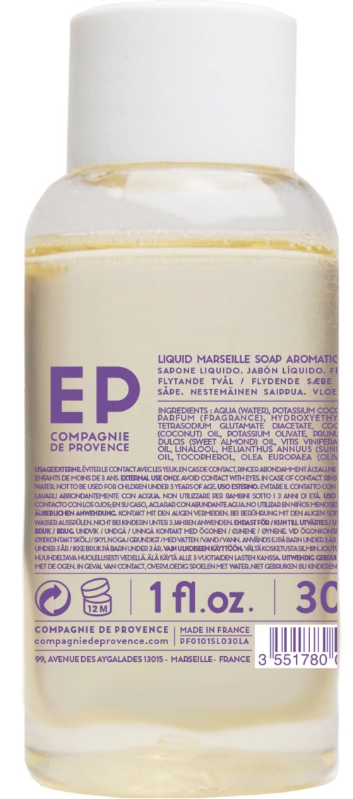 Compagnie de Provence   Liquid Soap Aromatic Lavender 30 ml