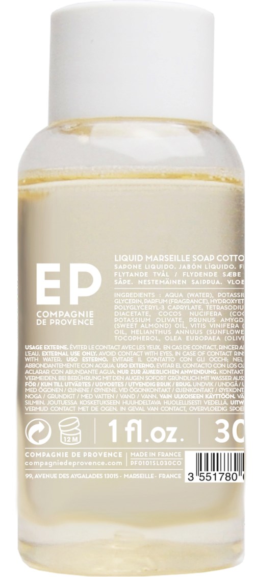 Compagnie de Provence   Liquid Soap Cotton Flower 30 ml
