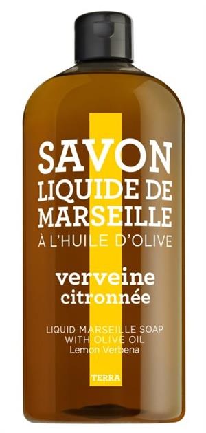 Compagnie de Provence Terra Saippua täyttöpakkaus Lemon Verbena 1000ml