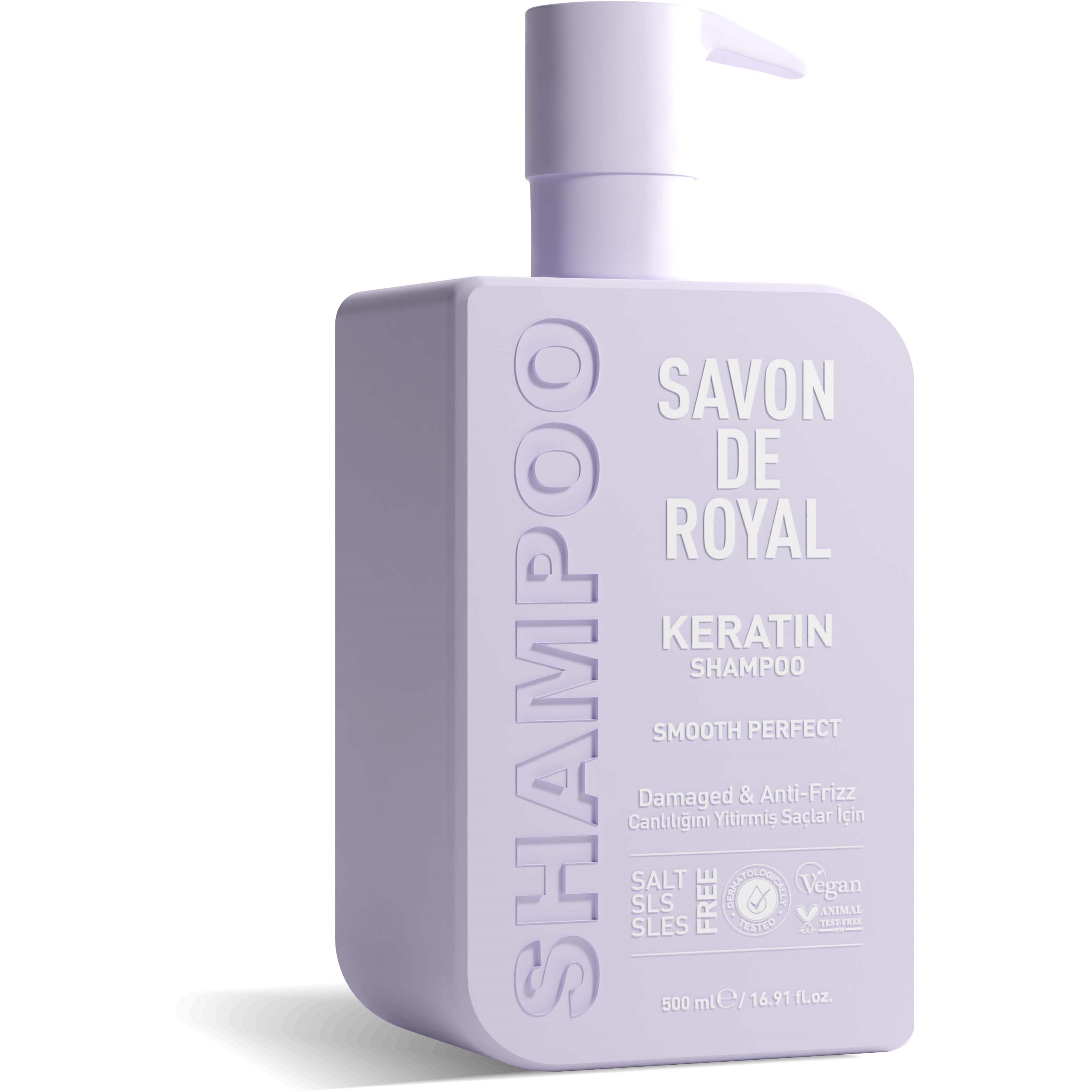 Läs mer om Savon de Royal Miracle Shampoo Keratin Smooth Perfect 500 ml