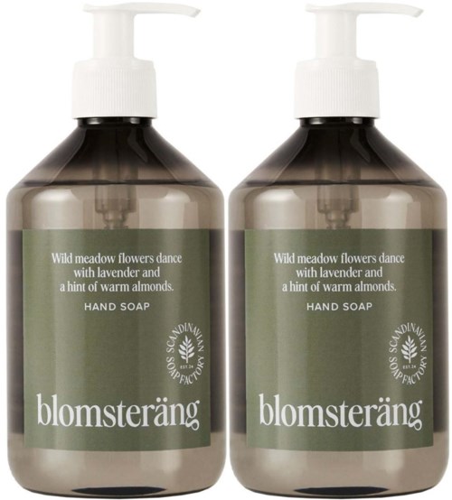 Scandinavian Soap Factory Blomsteräng Hand Soap 2 x 500 ml