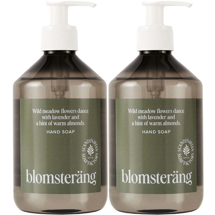 Scandinavian Soap Factory Blomsteräng Hand Soap 2 x 500 ml