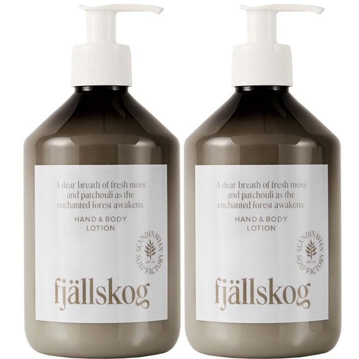 Scandinavian Soap Factory Fjällskog Hand & Body Lotion 2 x 500 ml