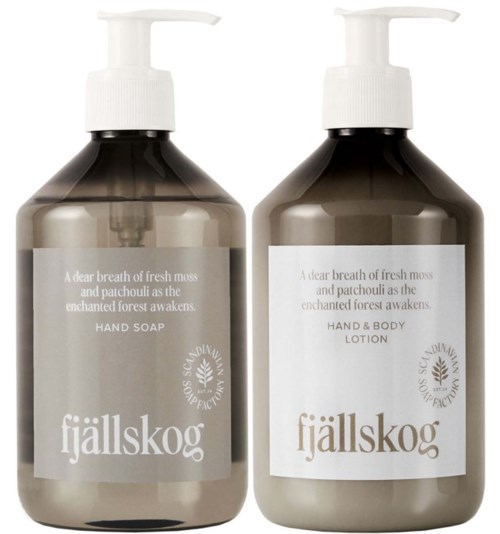 Scandinavian Soap Factory Fjällskog Hand Soap 500 ml & Hand & Body Lotion 500 ml