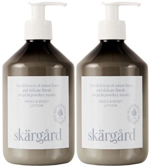 Scandinavian Soap Factory Skärgård Hand & Body Lotion 2 x 500 ml