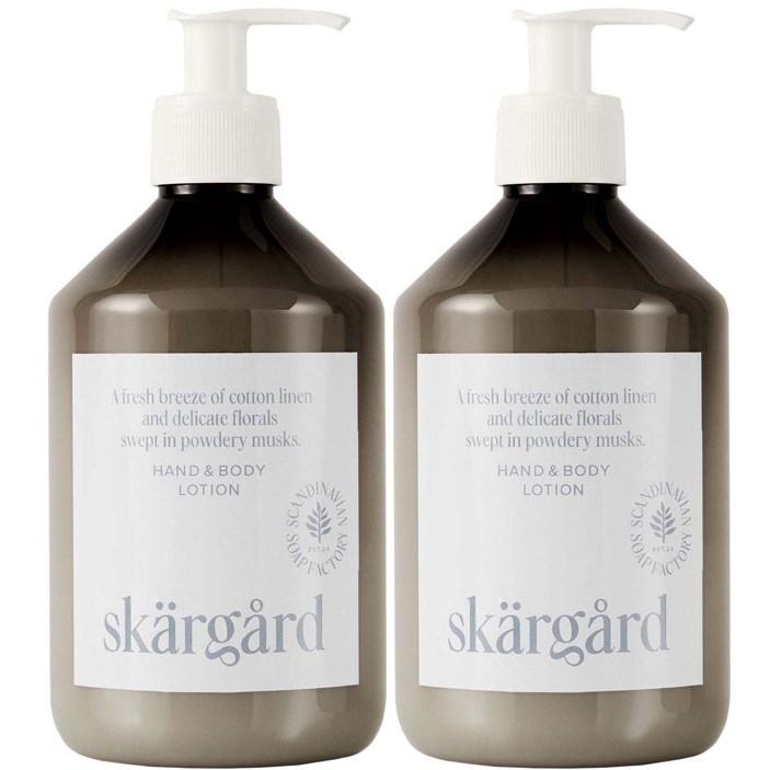 Scandinavian Soap Factory Skärgård Hand & Body Lotion 2 x 500 ml