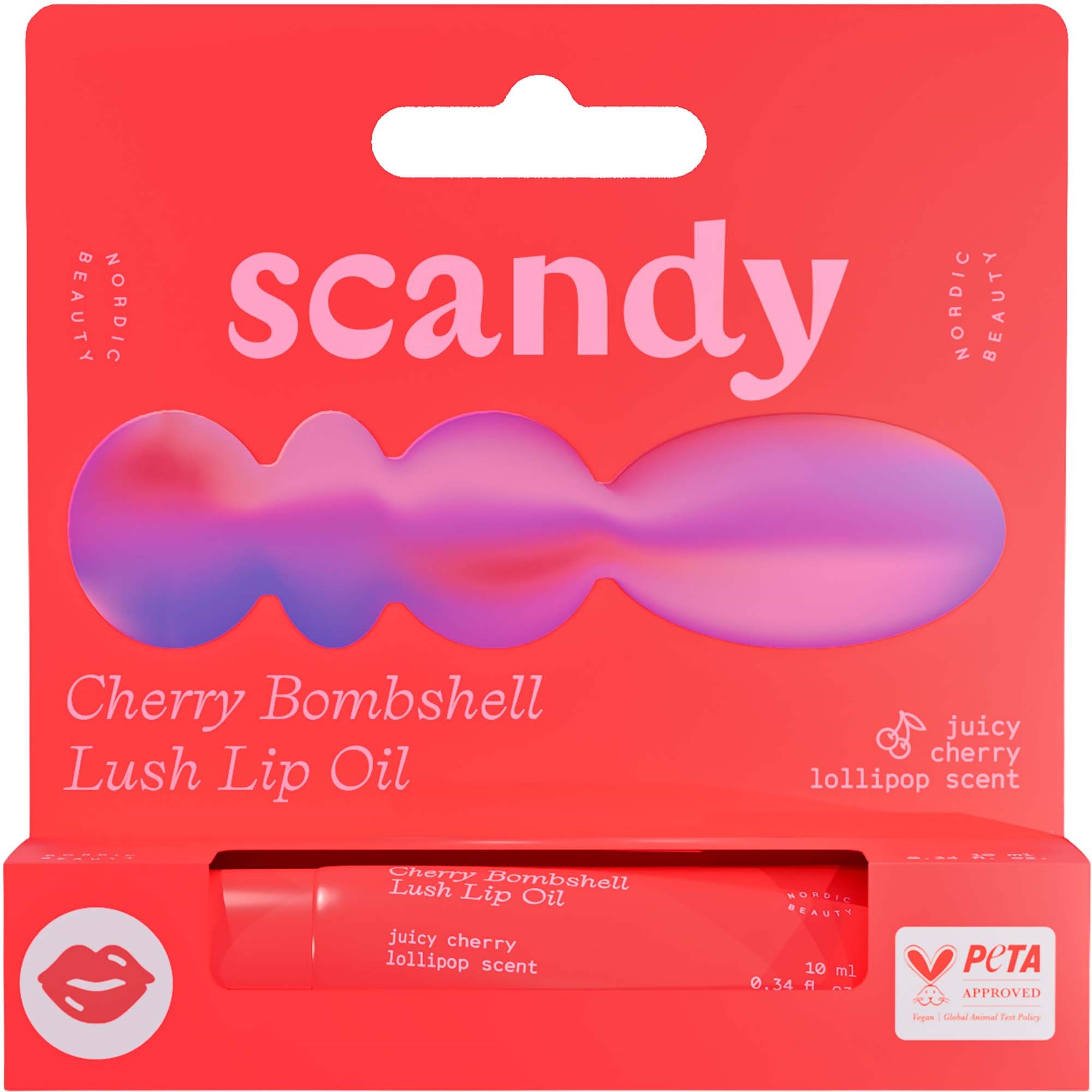 Scandy Cherry Bombshell Lush Lip Oil 10 ml (zdjęcie 4)