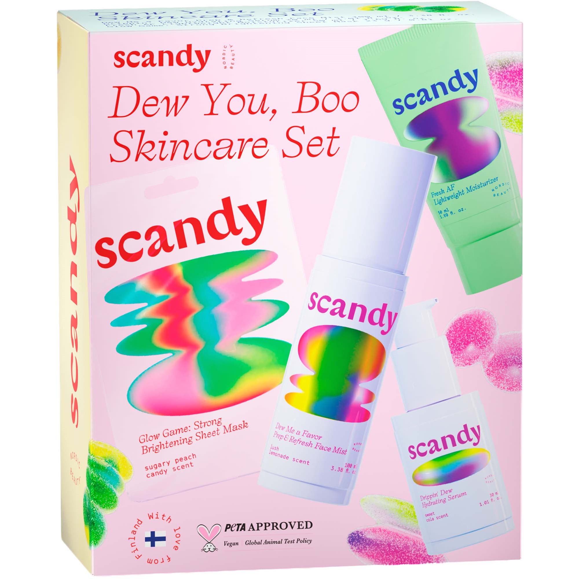 Scandy Dew You, Boo Skincare Set