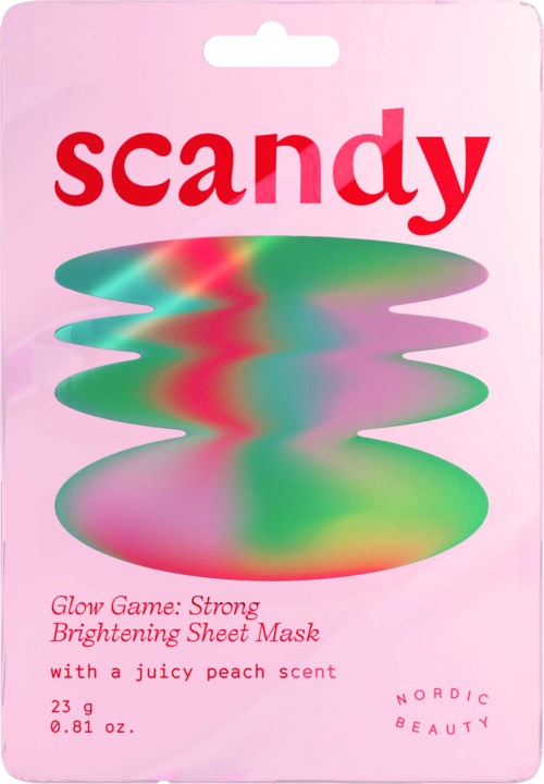 Scandy Glow Game: Strong Brightening Sheet Mask 1pcs