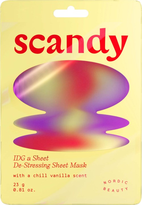 Scandy IDG a Sheet De-Stressing Sheet Mask 1pcs