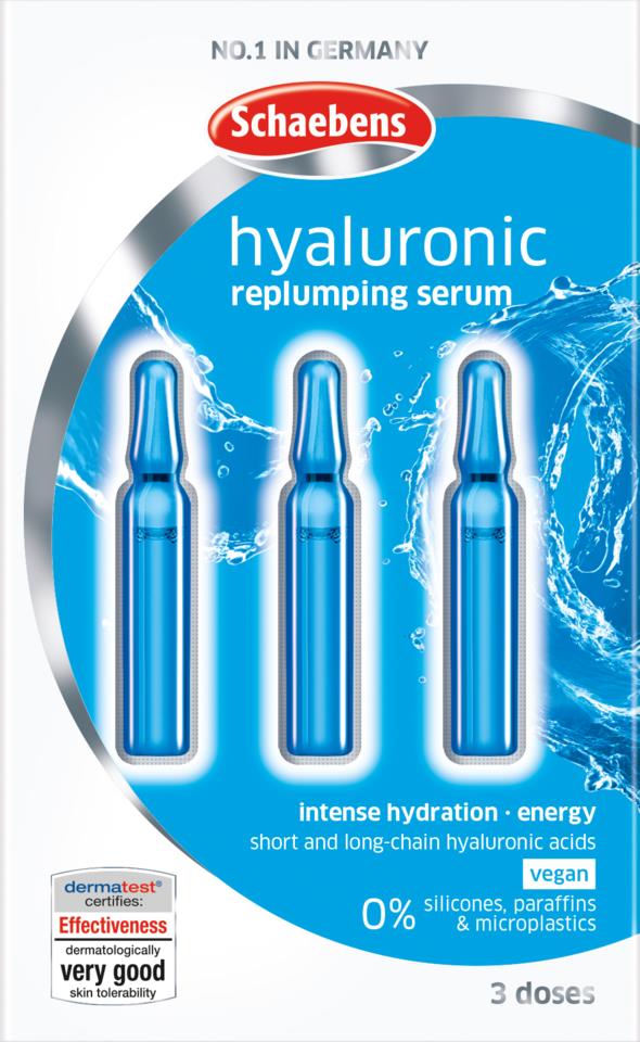 Schaebens Hyaluronic Replumping Serum 3x1 ml