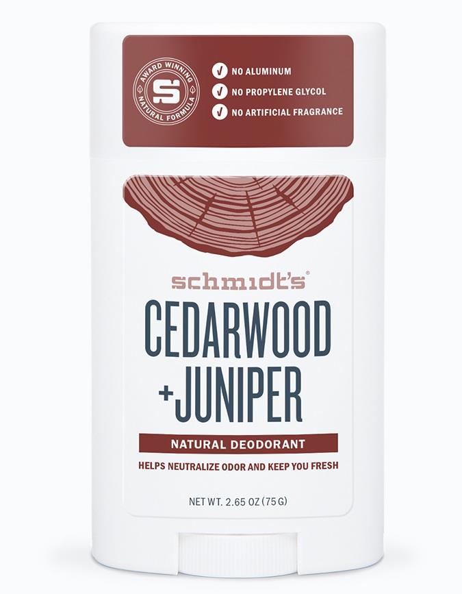 Schmidt’s Cedarwood & Juniper Deo Stick 75g