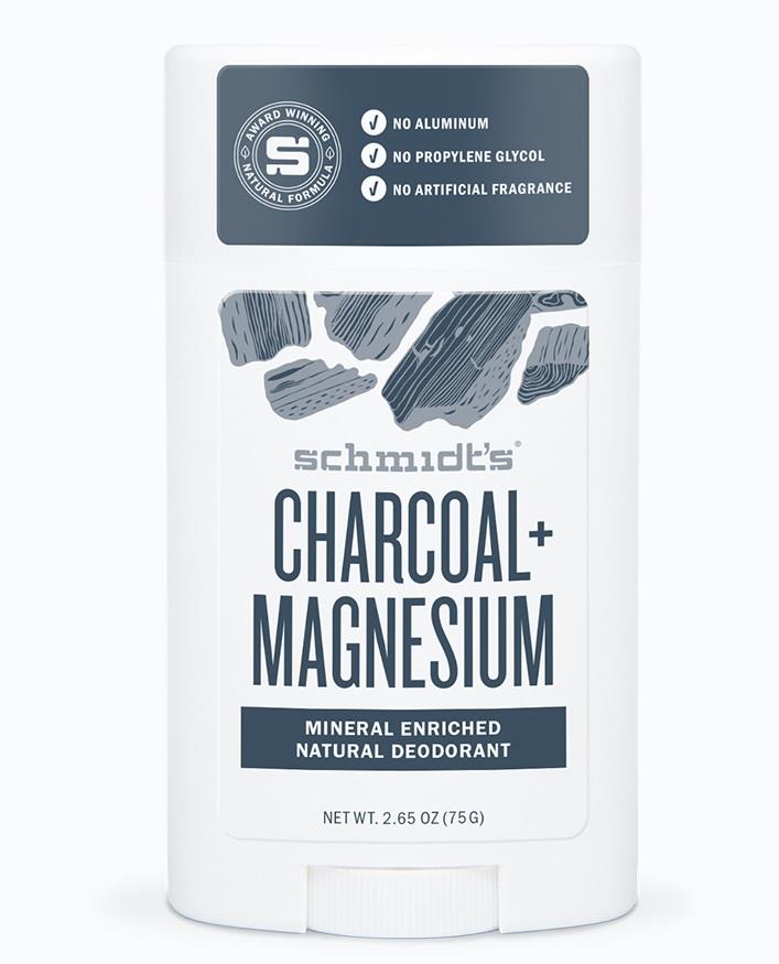 Schmidt’s Charcoal & Magnesium Deo Stick 75g