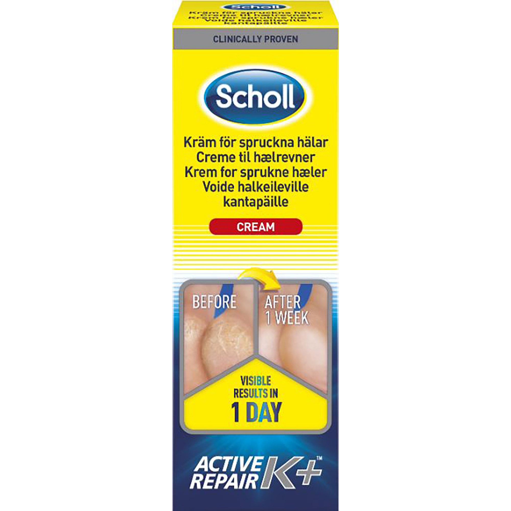Läs mer om Scholl Foot Cream Active Repair 60 ml