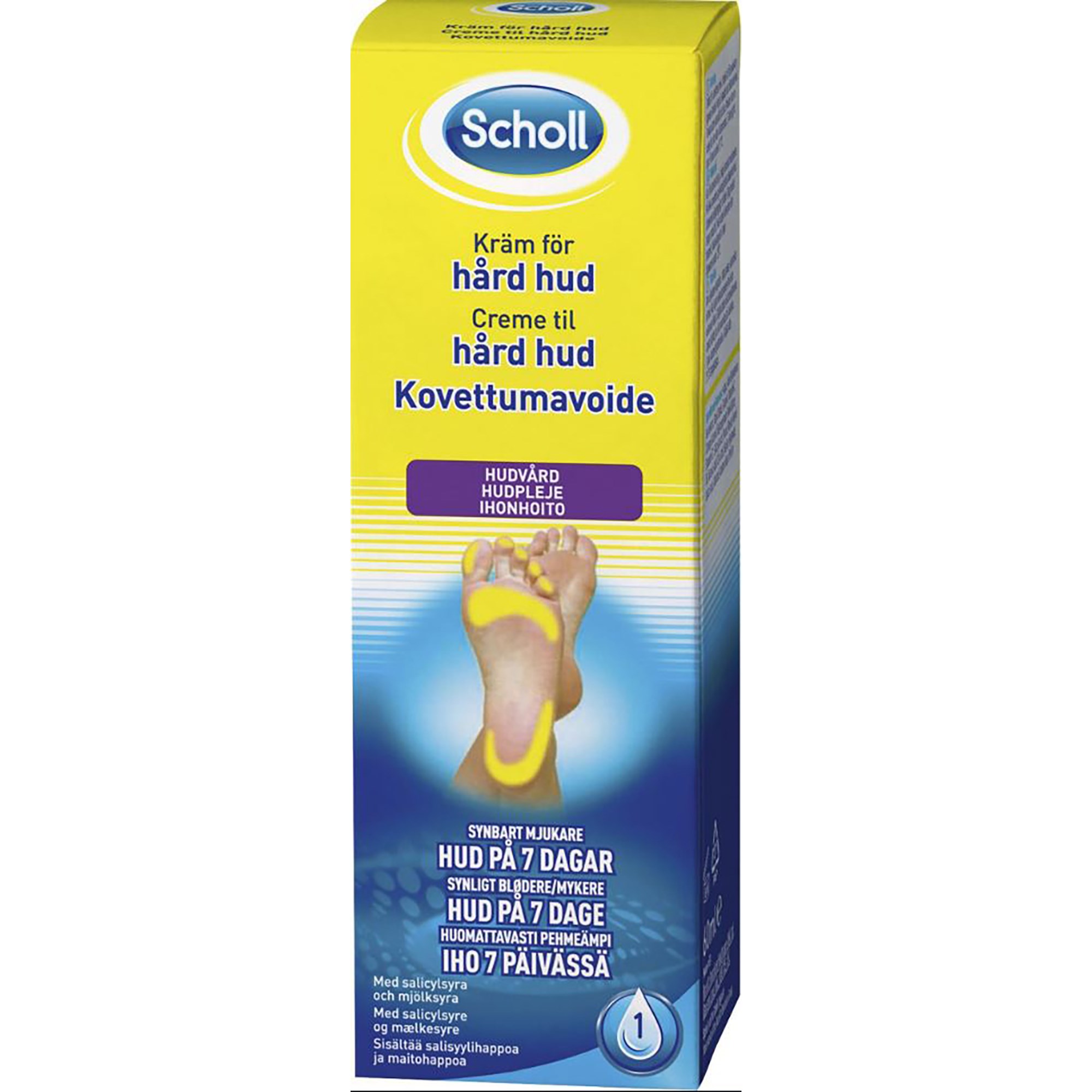 Scholl Foot Cream Intensive For Hard Skin billede