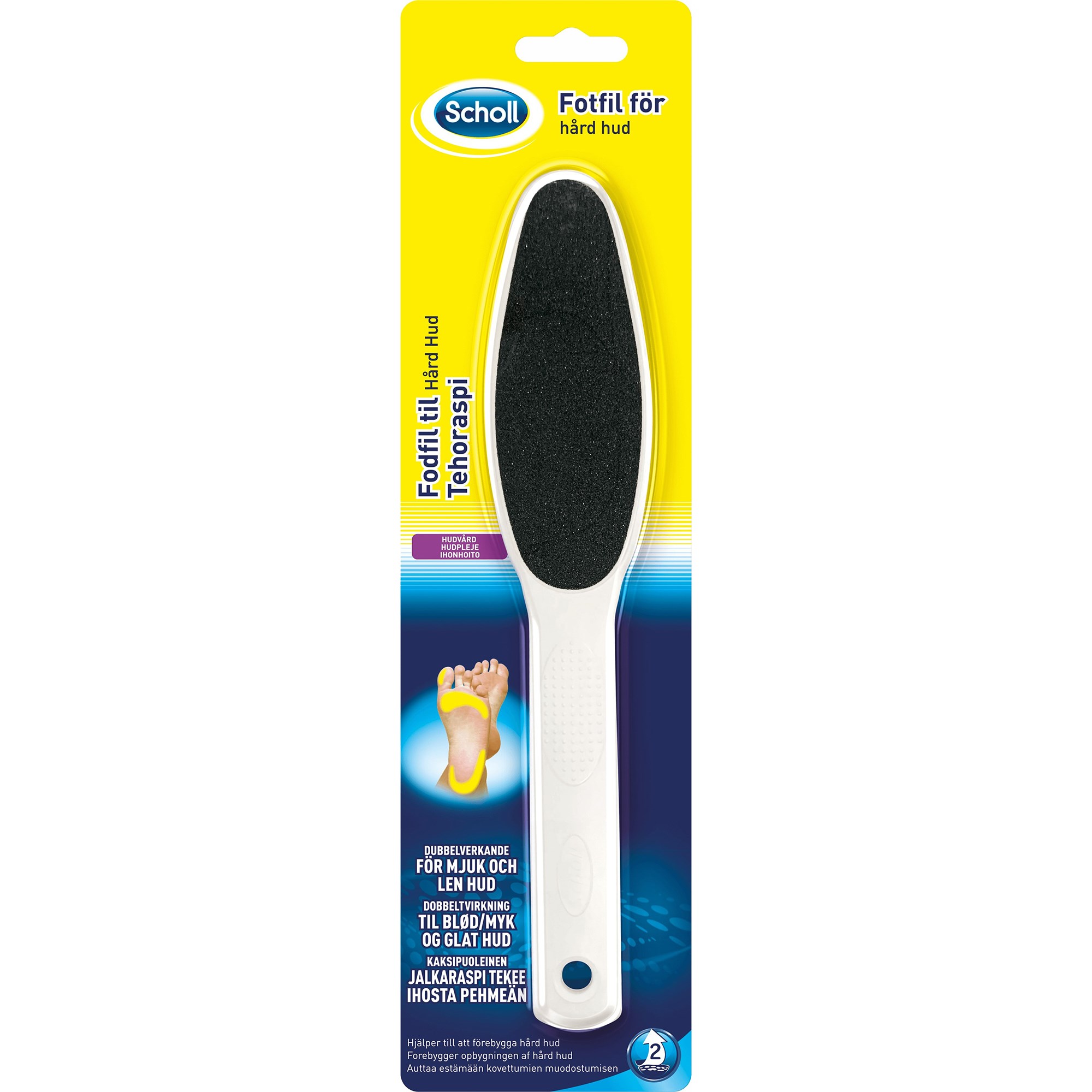 Scholl Foot File Hard Skin billede