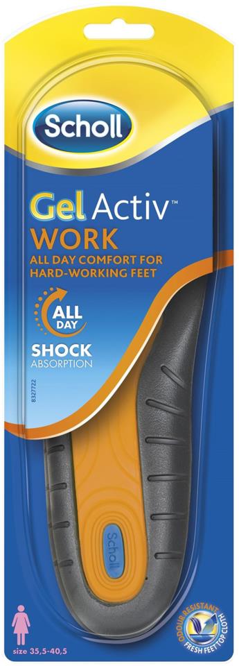 Scholl Shoe Insoles For Women Gel Active Work