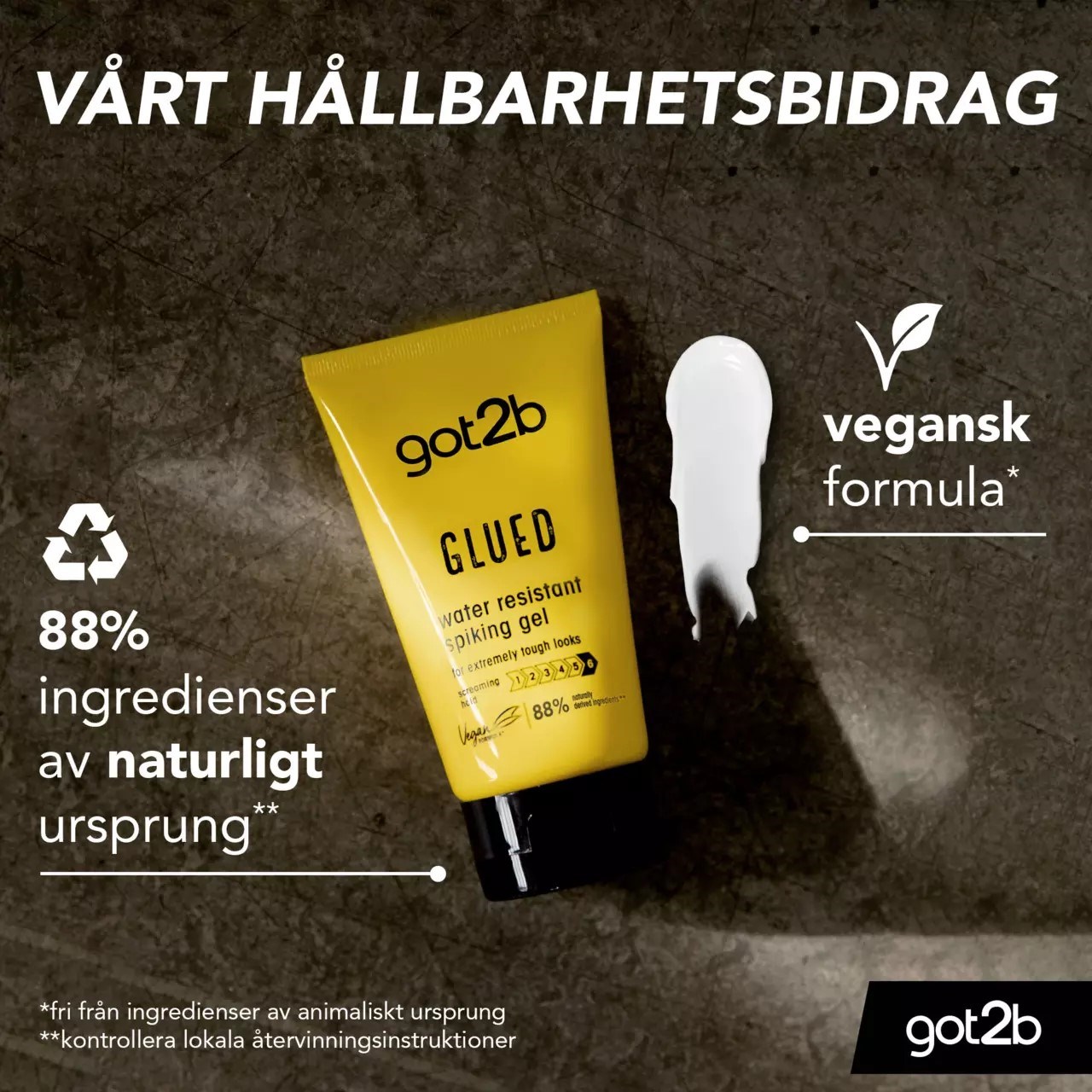 Schwarzkopf Got2b Glued Gel 150 ml (obrázok 4)