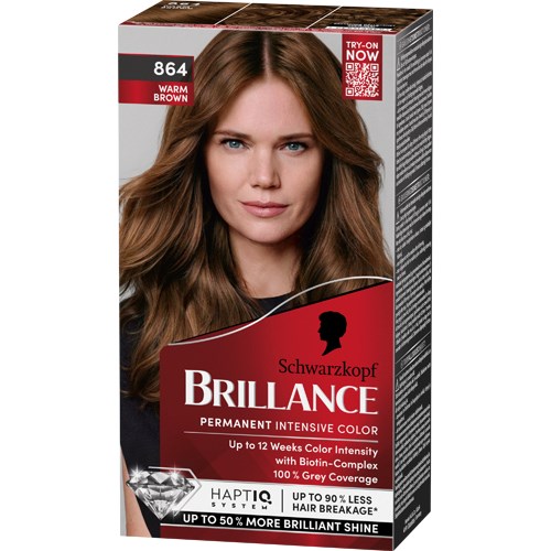 Schwarzkopf Brilliance 864 Warm Brown