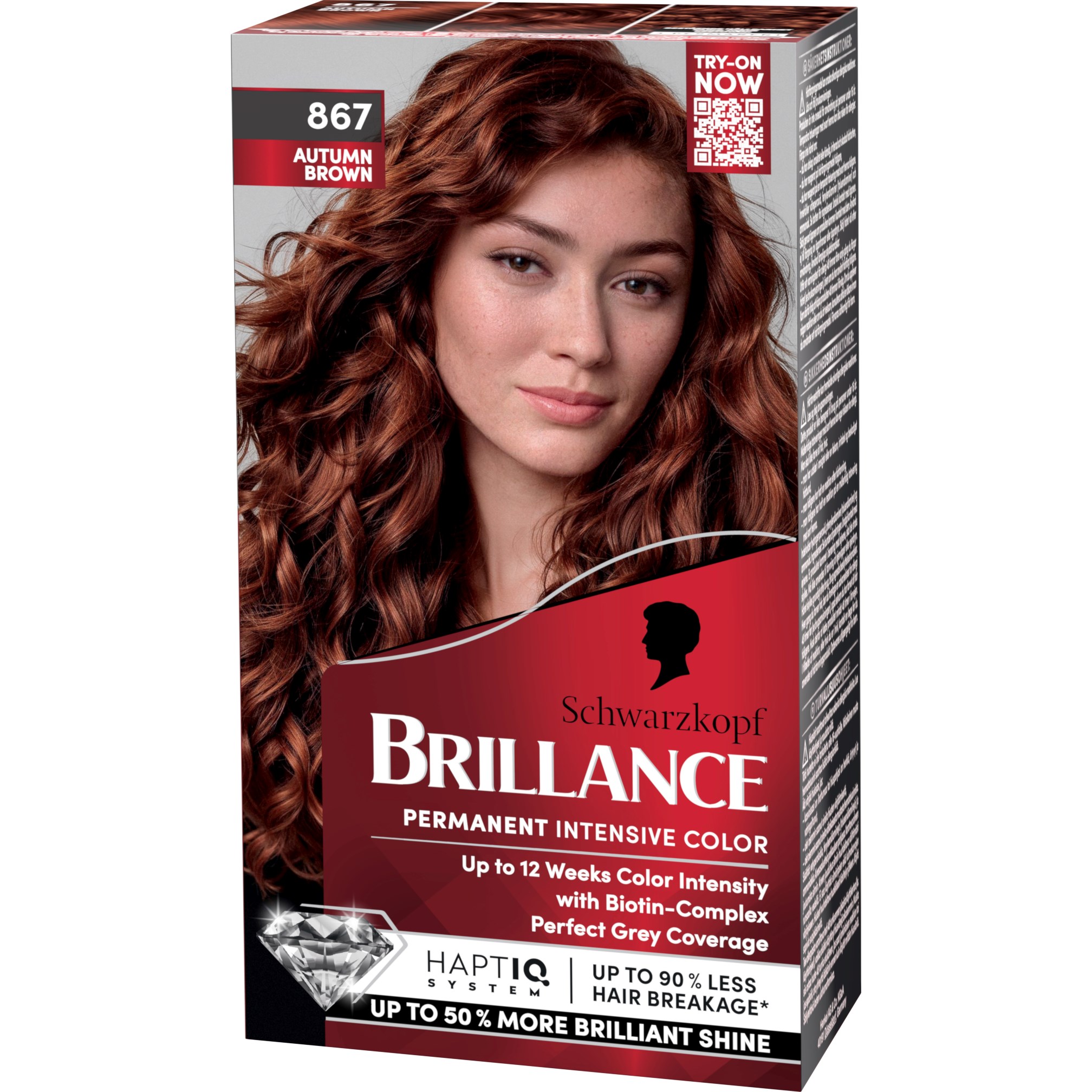 Schwarzkopf Brilliance 867 Autumn Brown billede
