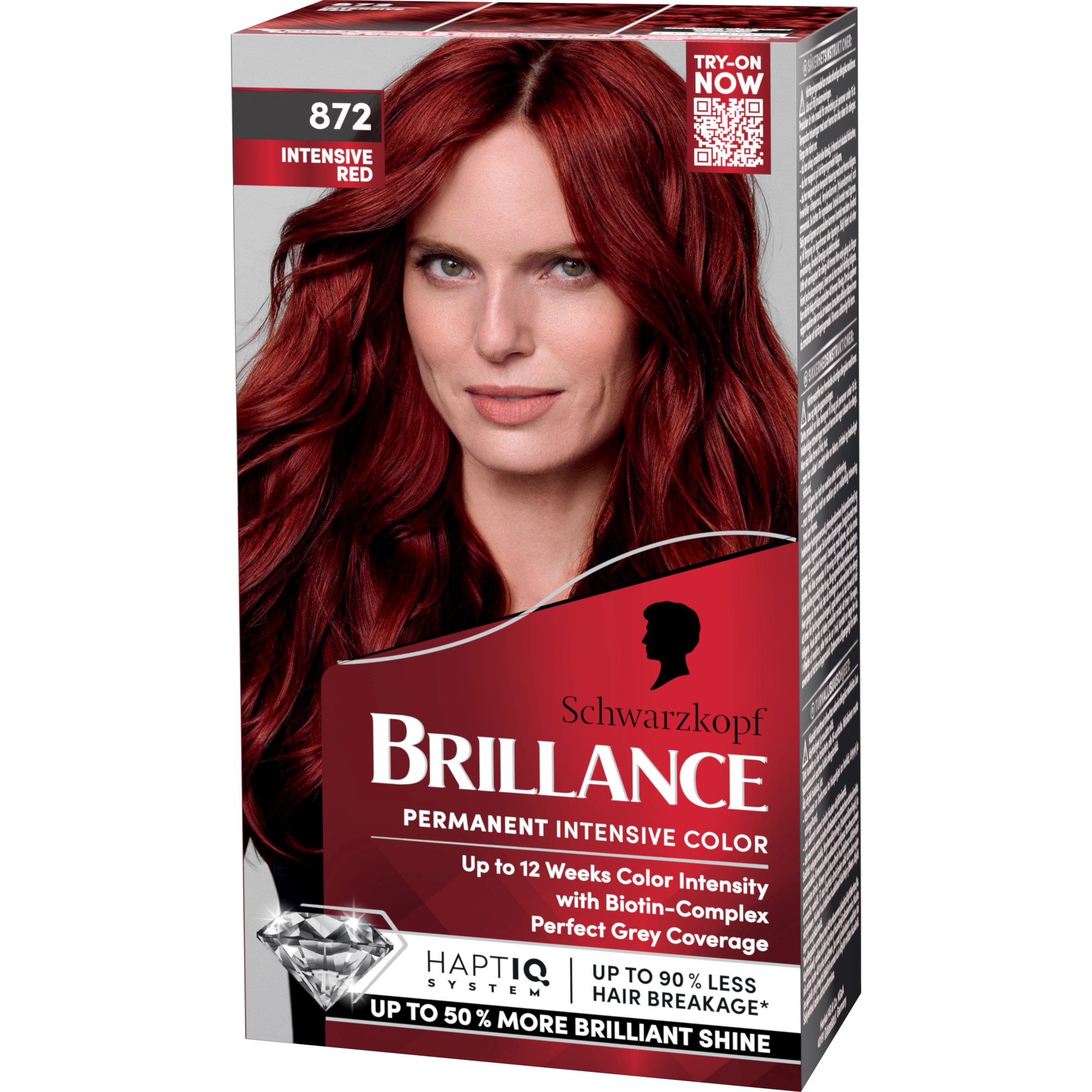 Schwarzkopf Brilliance 872 Intensive Red billede