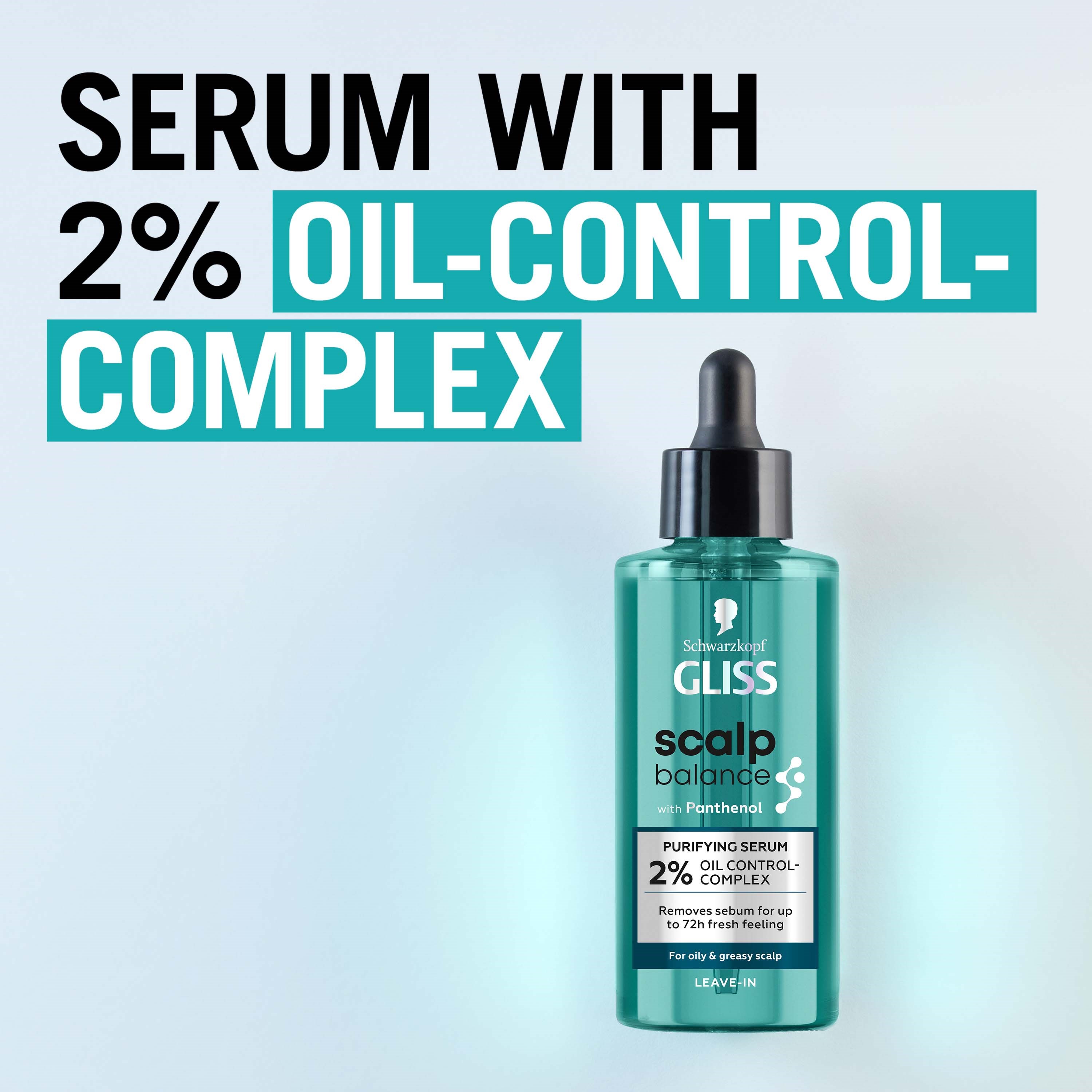 Schwarzkopf Gliss Scalp Balance Purifying Serum 100 ml (obrázok 4)
