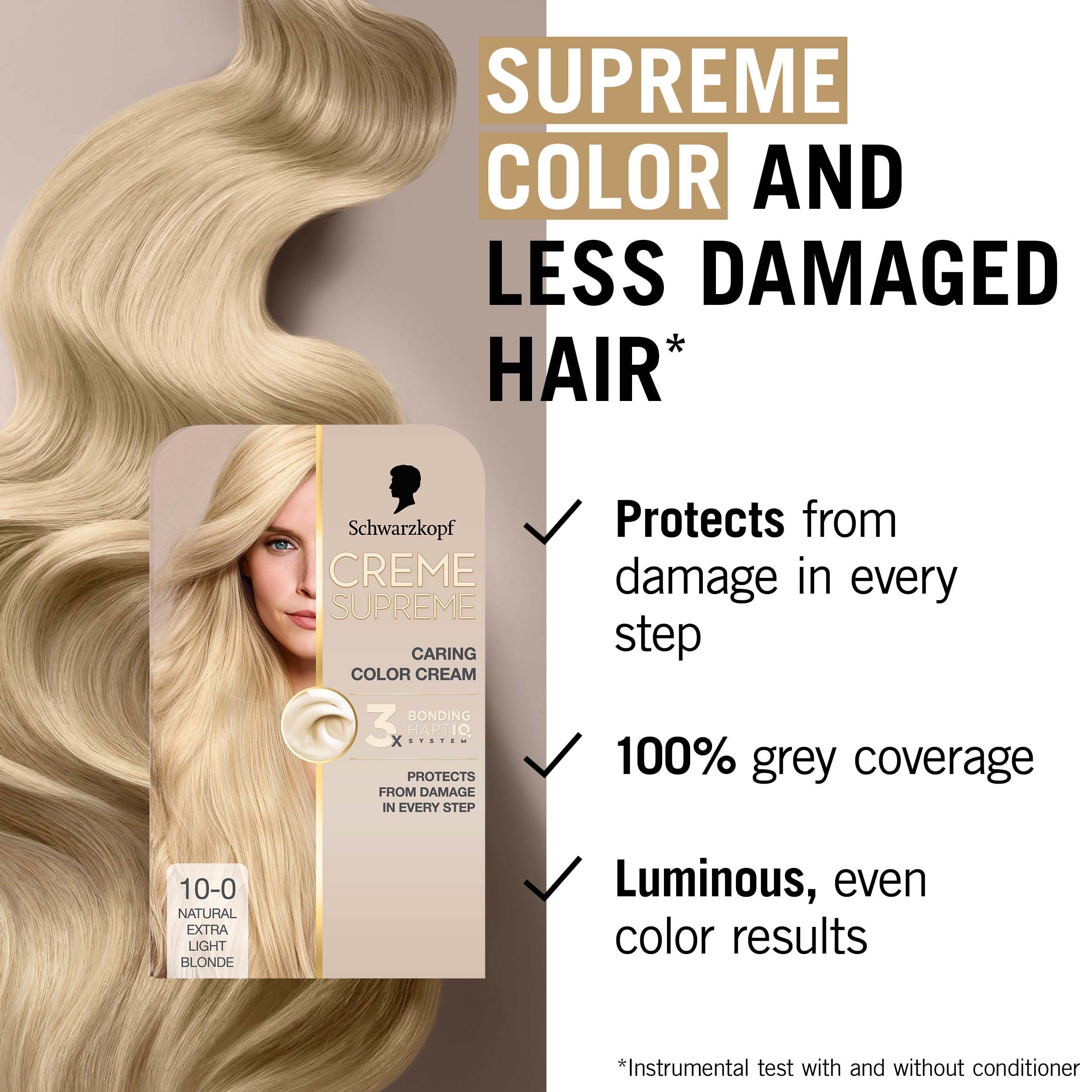 Schwarzkopf Creme Supreme 10-0 Natural Extra Light Blonde (obrázok 3)