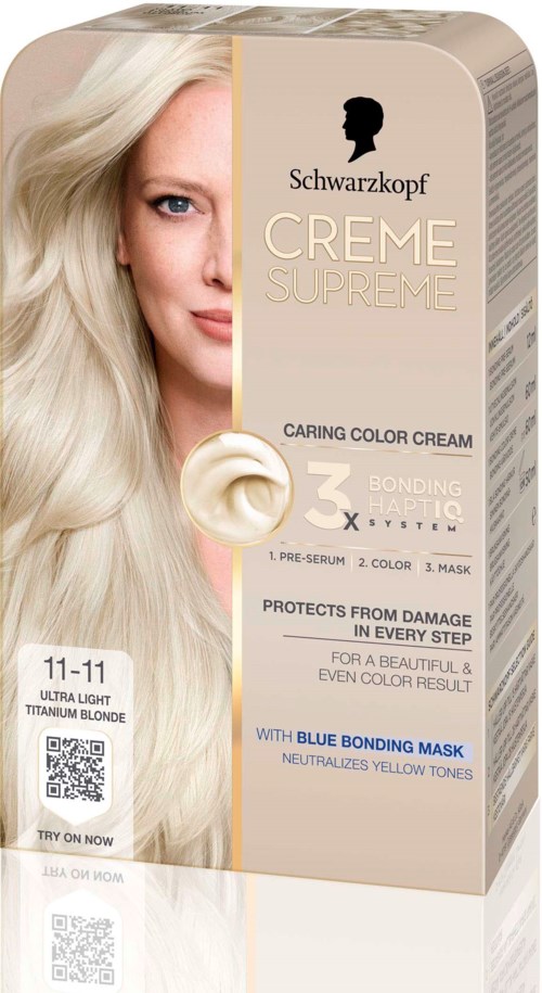 Schwarzkopf Creme Supreme  11-11 Ultra Light Titanium Blonde
