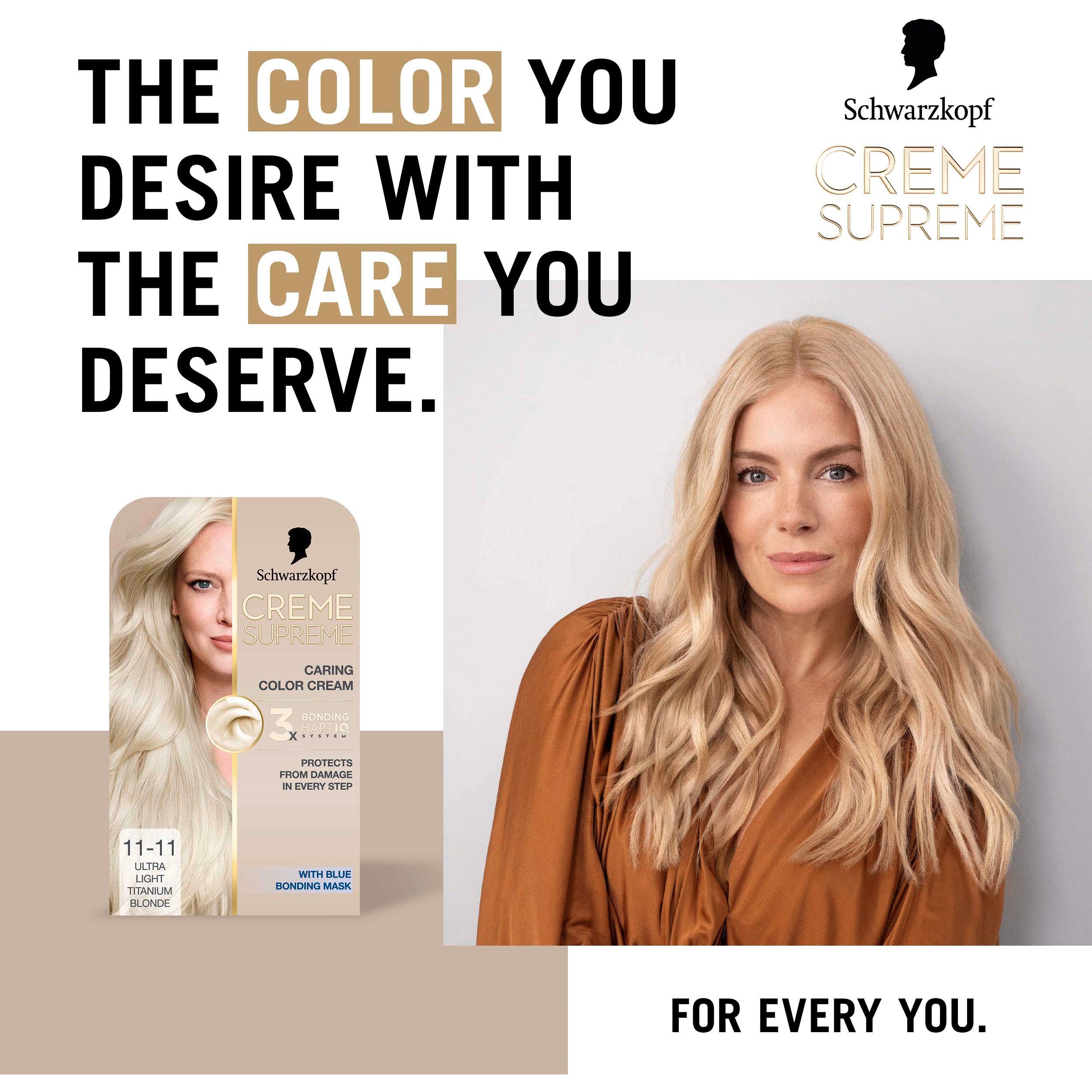 Schwarzkopf Creme Supreme 11-11 Ultra Light Titanium Blonde (obrázok 2)