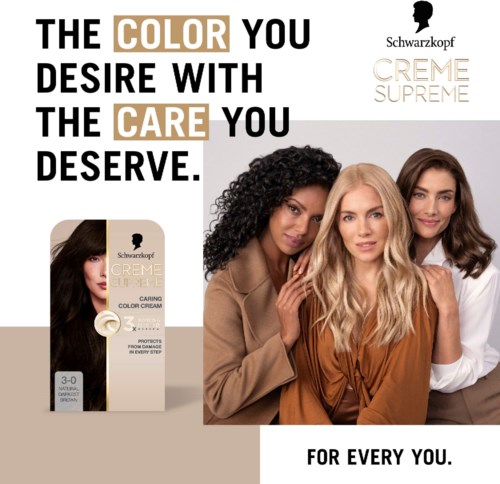 Schwarzkopf Creme Supreme  3-0 Natural Darkest Brown