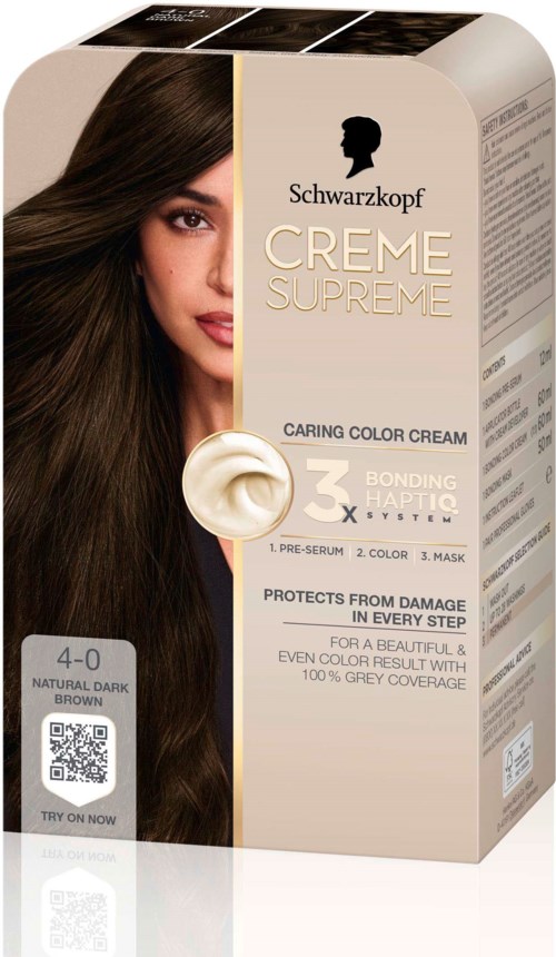Schwarzkopf Creme Supreme 4-0 Natural Dark Brown