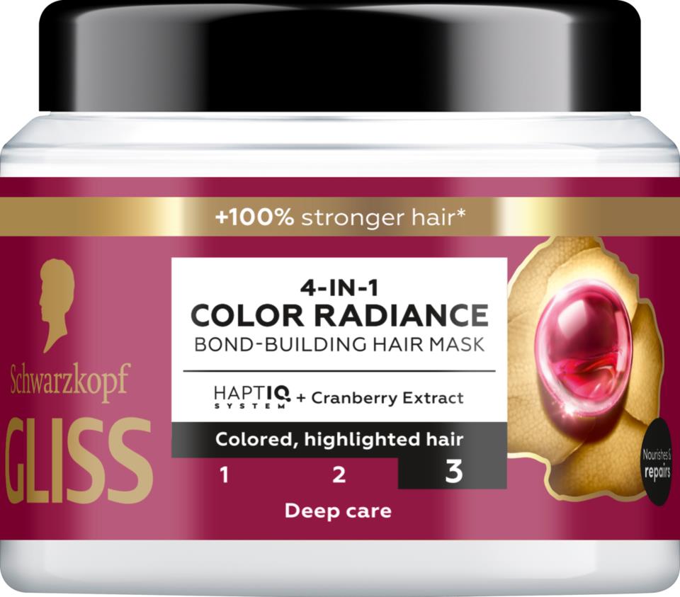 Schwarzkopf 4-In-1 Color Radiance Bond-Building Hair Mask 400ml