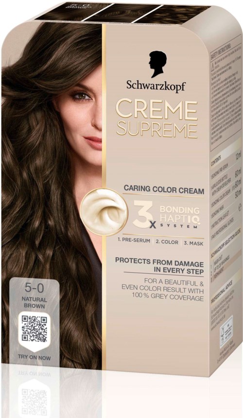 Schwarzkopf Creme Supreme 5-0 Natural Brown