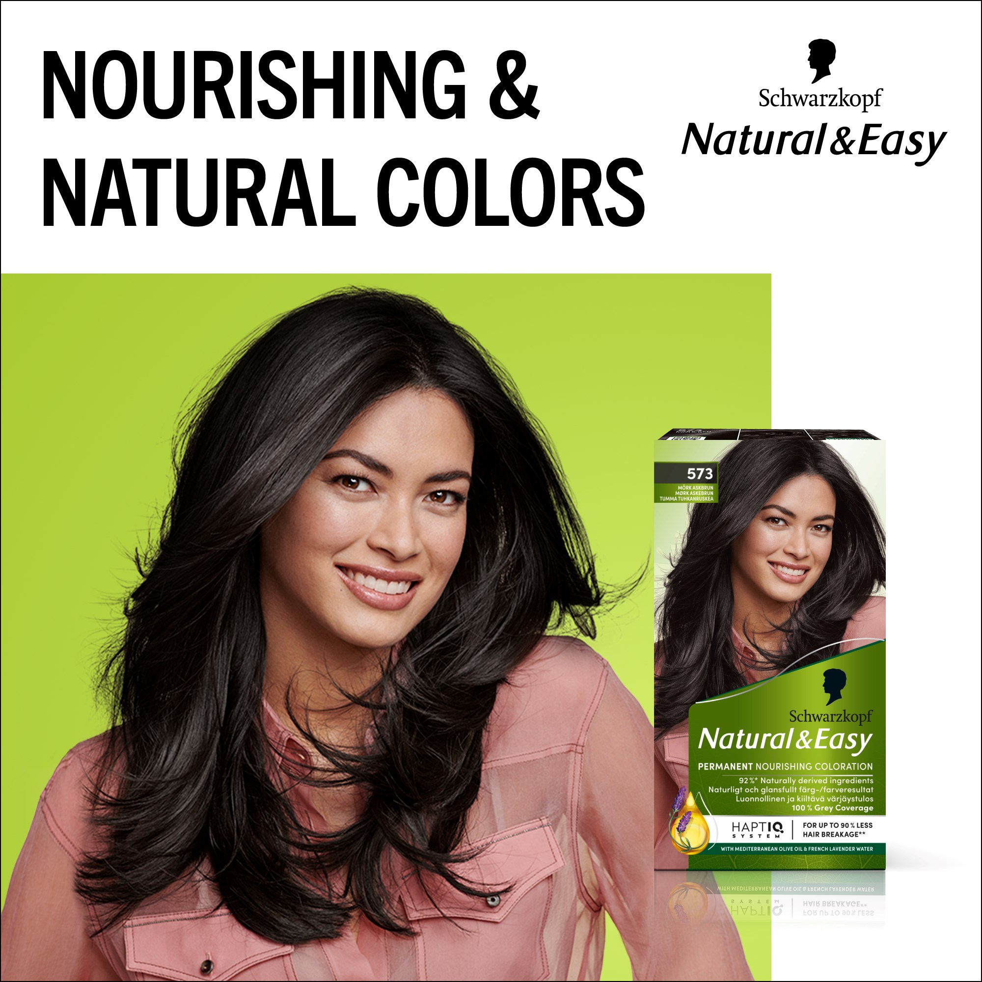 Schwarzkopf Natural & Easy Permanent Nourishing Coloration 573 Mörk A (obrázok 11)