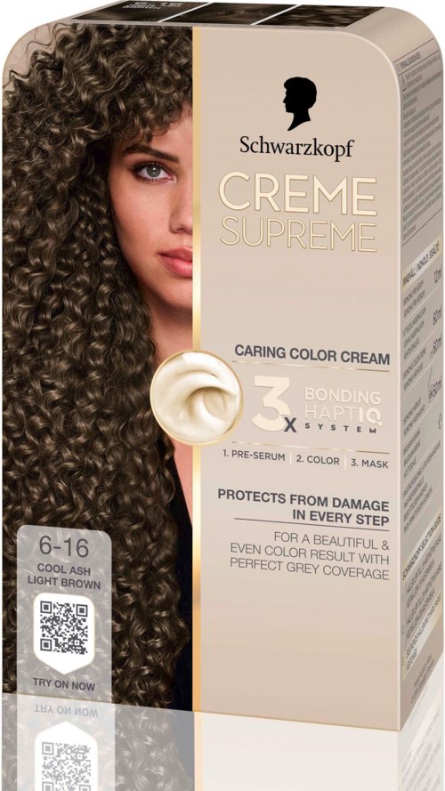 Schwarzkopf Creme Supreme 6-16 Cool Pearly Brown