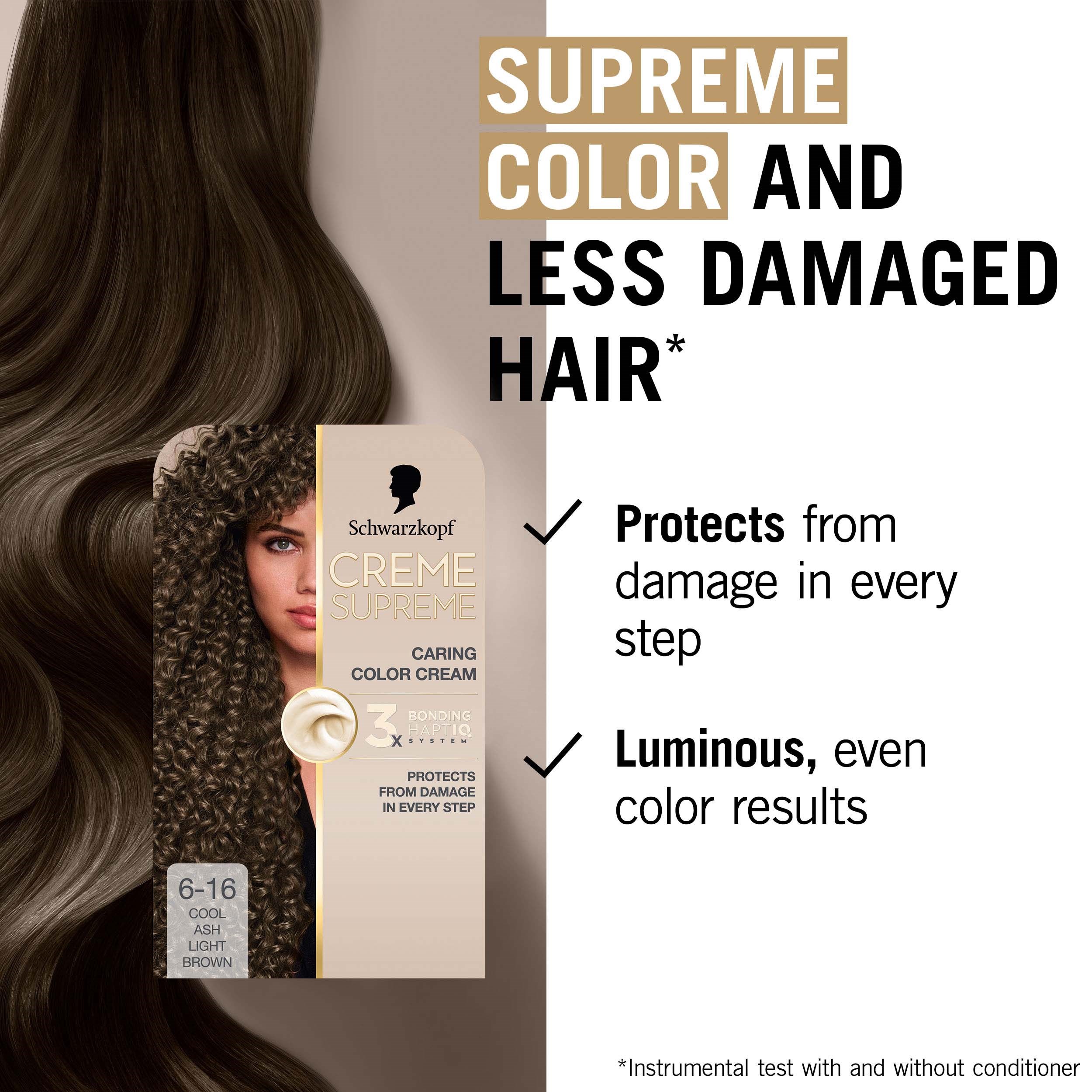 Schwarzkopf Creme Supreme 6-16 Cool Pearly Brown (obrázok 3)