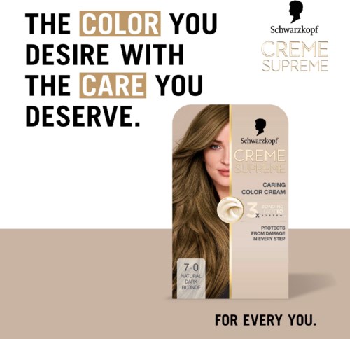 Schwarzkopf Creme Supreme  7-0 Natural Dark Blonde