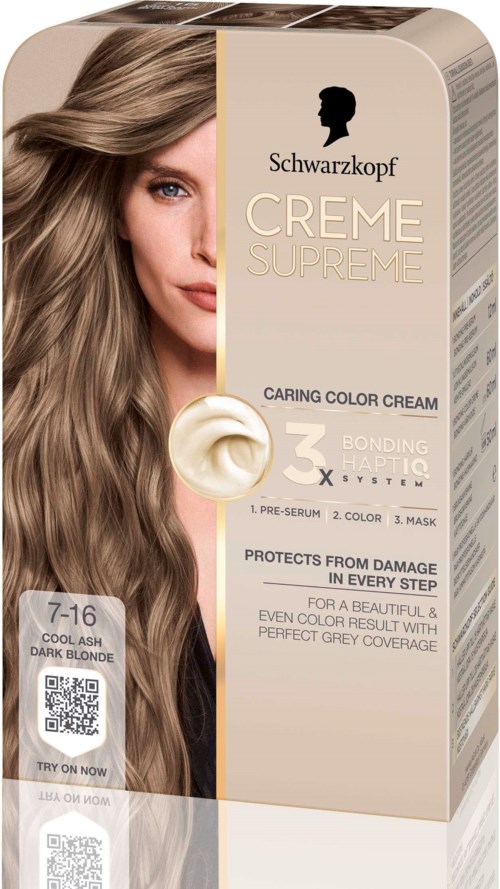 Schwarzkopf Creme Supreme  7-16 Cool Ash Dark Blonde